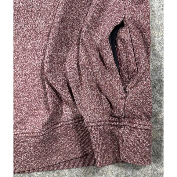 Travis Mathew Hideaway Sweater Men’s XL Heather Red 1/4 Zip Golf Pullover Fleece - Picture 3 of 7